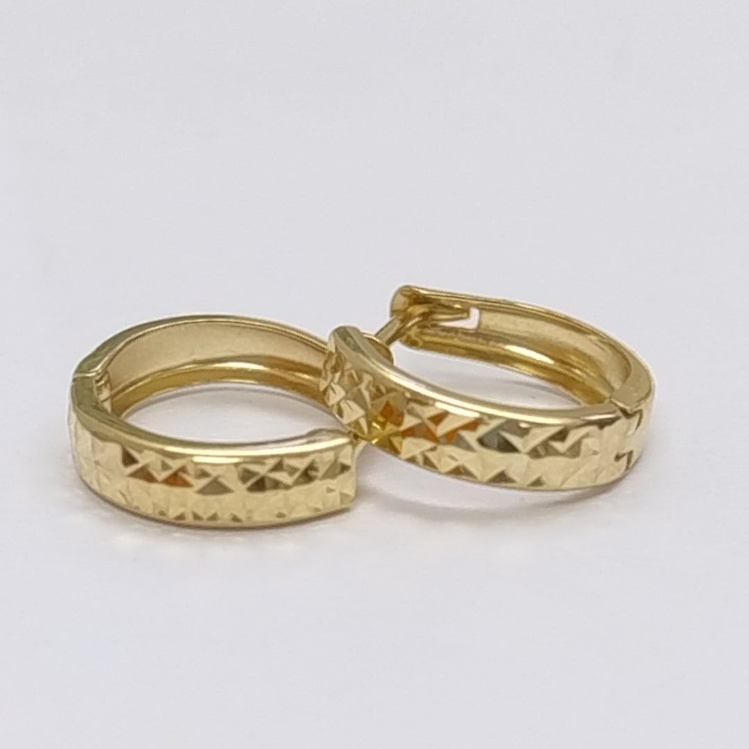 ARRACADAS PAR ORO 14 K 1.1 GRMS (SEMINUEVO)