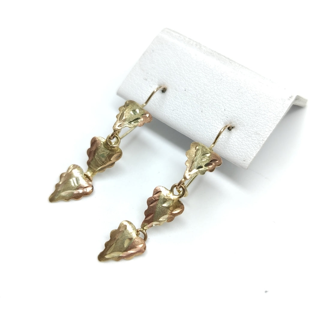 ARETES PAR ORO 8 K 0,90 GRMS (SEMINUEVO)