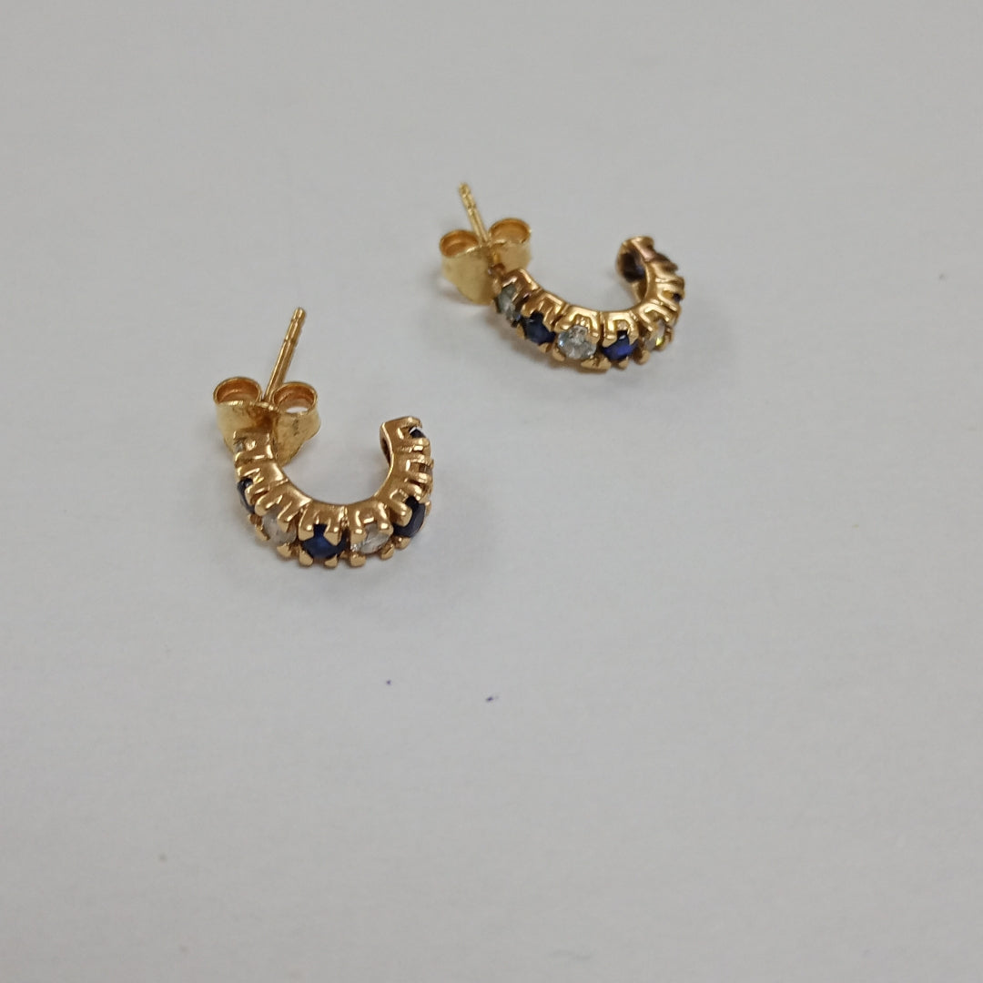 ARETES PAR ORO 14 K 2 GRMS (SEMINUEVO)