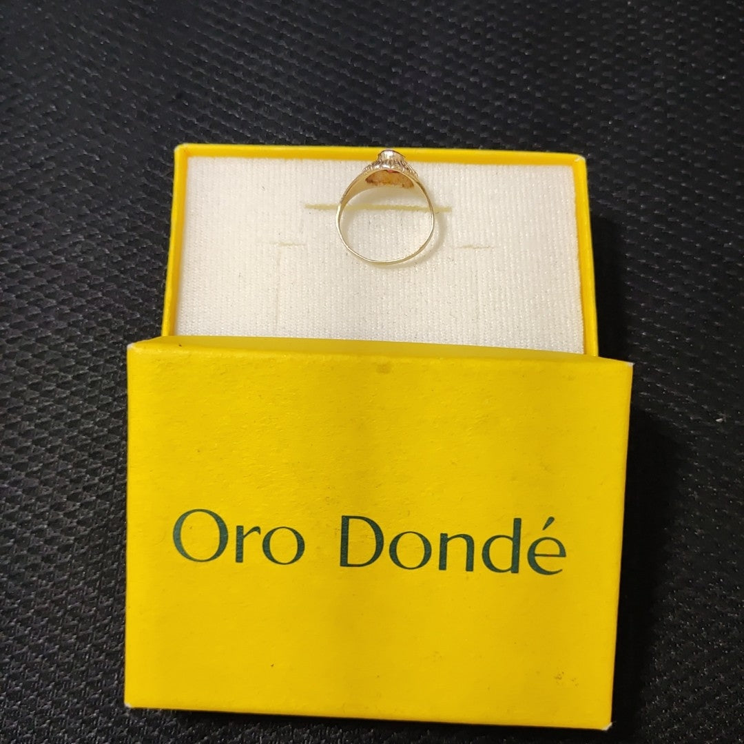 ANILLO DE GRADUACIÓN ORO 10 K 2,30 GRMS (SEMINUEVO)