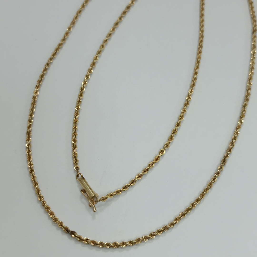 CADENA ORO 14 K 7.7 GRMS (SEMINUEVO)