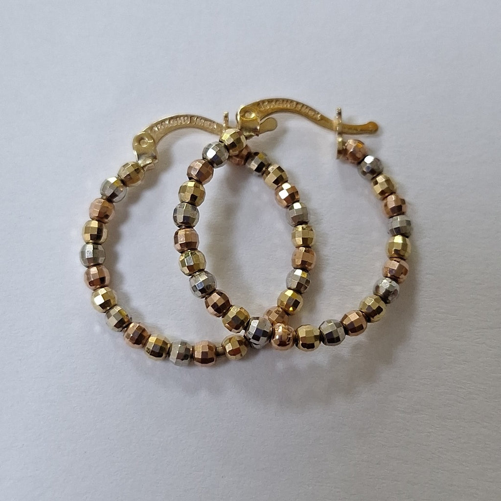 ARRACADAS PAR ORO COMBINADO 10 K 2,70 GRMS (SEMINUEVO)