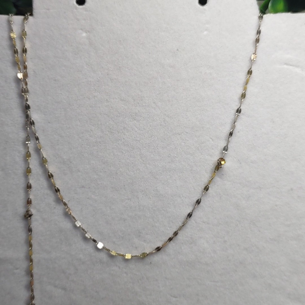 CADENA ORO COMBINADO 14 K 1.1 GRMS (SEMINUEVO)