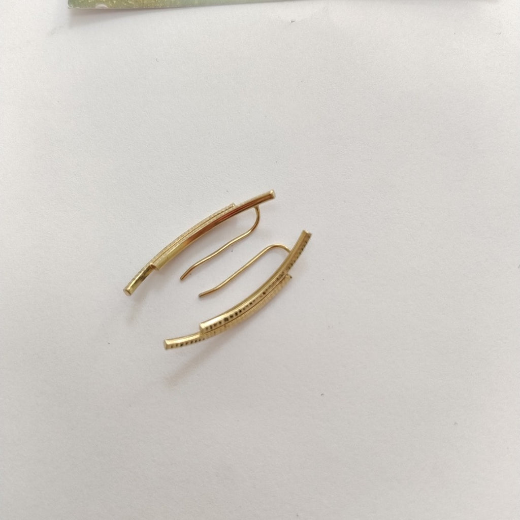 ARETES PAR ORO 14 K 1.3 GRMS (SEMINUEVO)