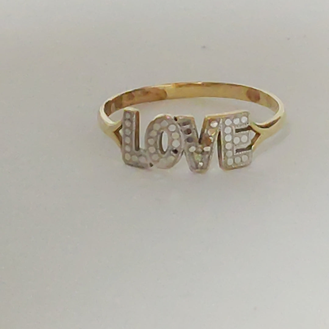 ANILLITO ORO, RODIADO 10 K 0.8 GRMS (SEMINUEVO)