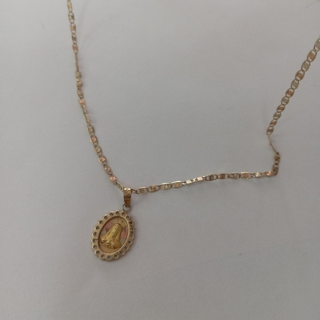 CADENA, DIJE ORO 10 K 3.5 GRMS (SEMINUEVO)