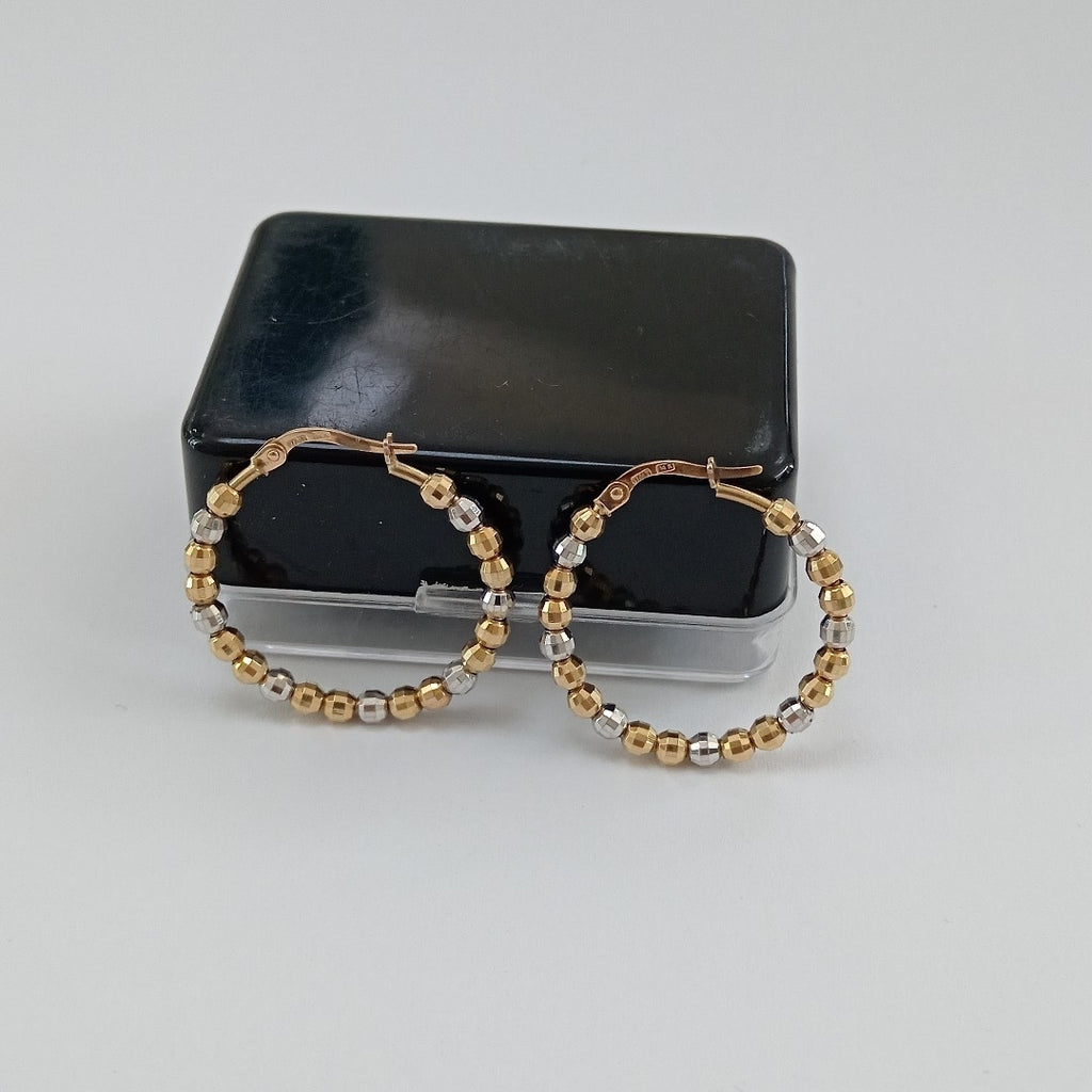 ARRACADAS PAR ORO 14 K 4.6 GRMS (SEMINUEVO)