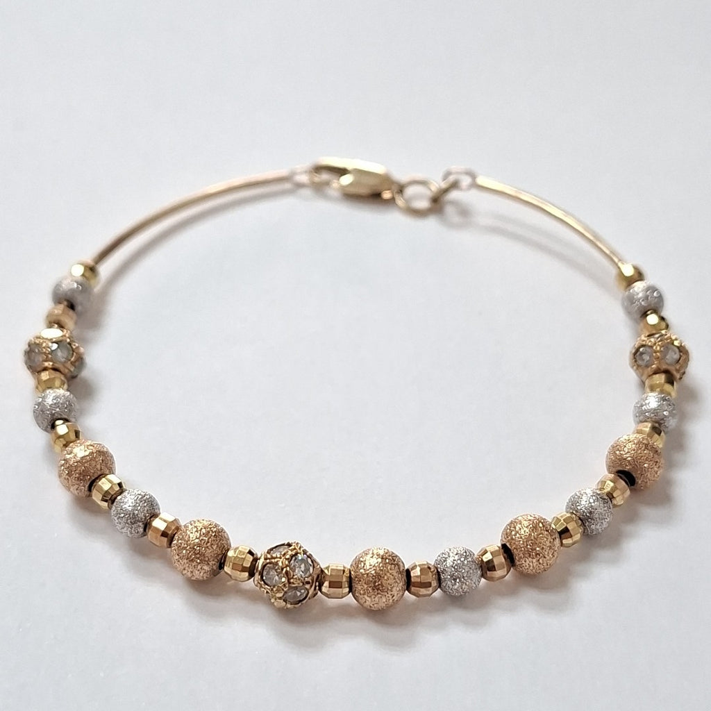 PULSERA RIGIDA ORO 10 K 6,40 GRMS (SEMINUEVO)