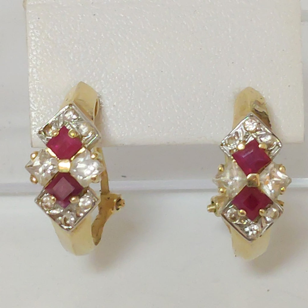 ARETES PAR ORO 14 K 5,30 GRMS (SEMINUEVO)