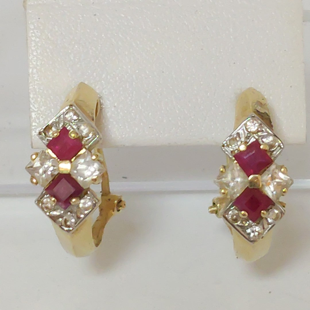 ARETES PAR ORO 14 K 5,30 GRMS (SEMINUEVO)