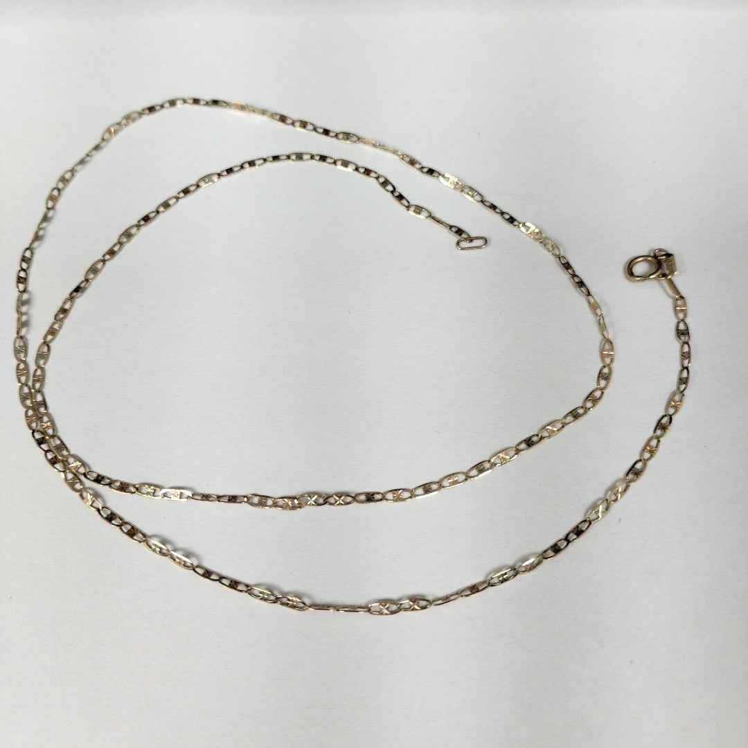 CADENA ORO COMBINADO 14 K 1.7 GRMS (SEMINUEVO)