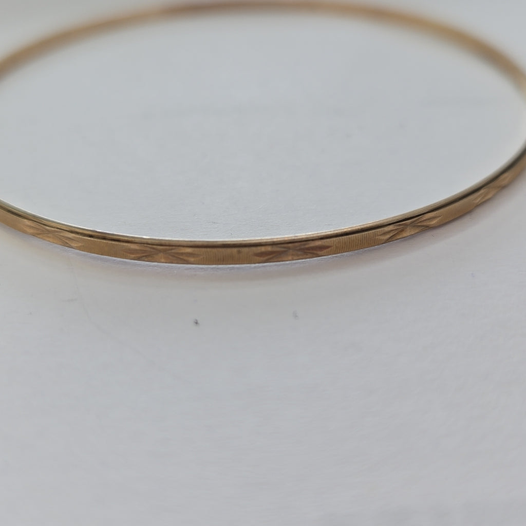 PULSERA RIGIDA ORO 8 K 4,60 GRMS (SEMINUEVO)