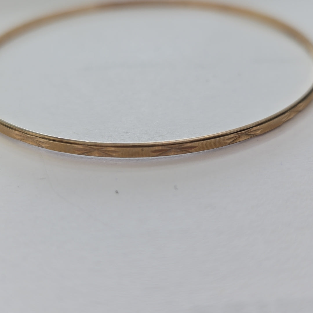 PULSERA RIGIDA ORO 8 K 4,60 GRMS (SEMINUEVO)