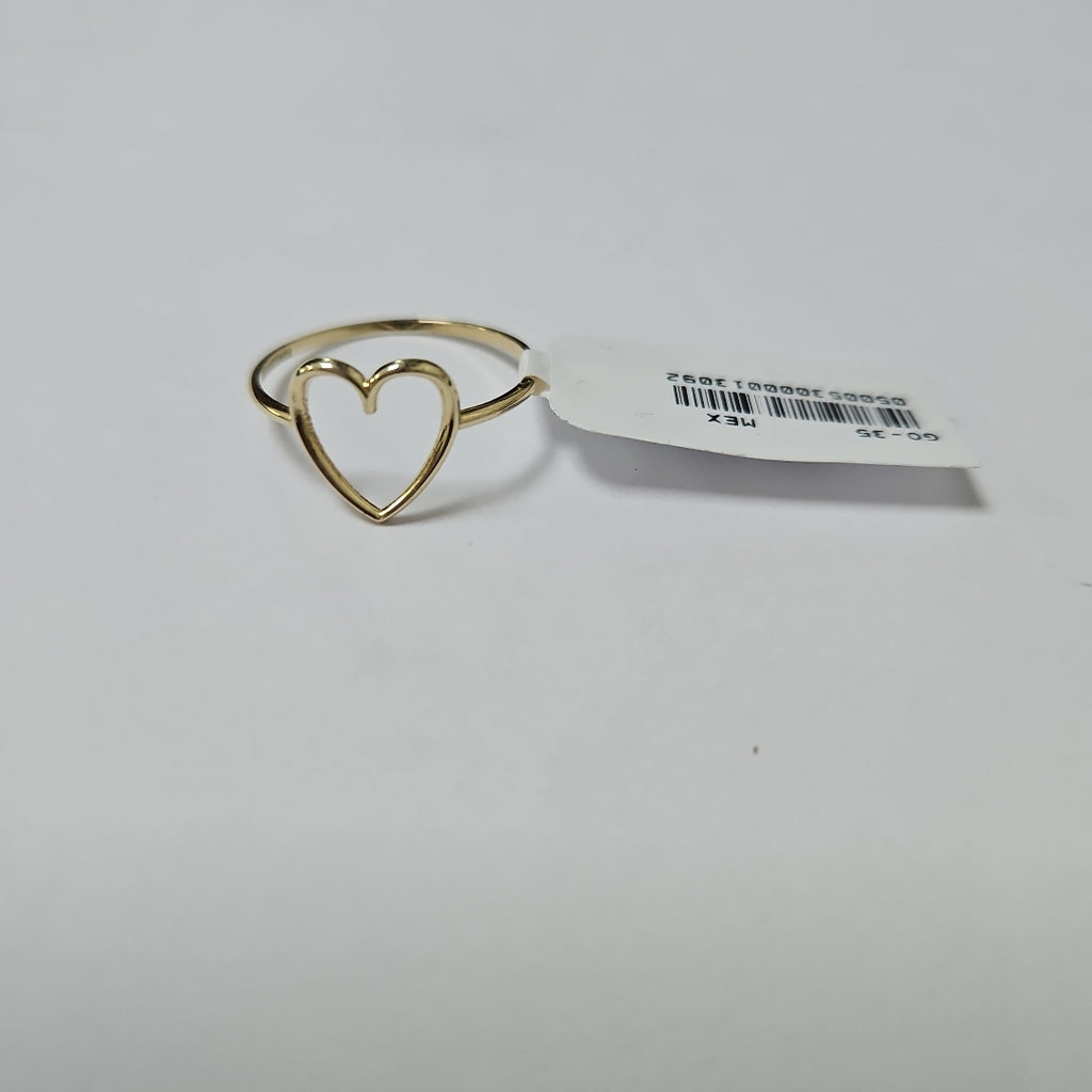 ANILLOS ANILLITO FIG CORAZON 10K TALLA 9 0.9 GR (NUEVO)