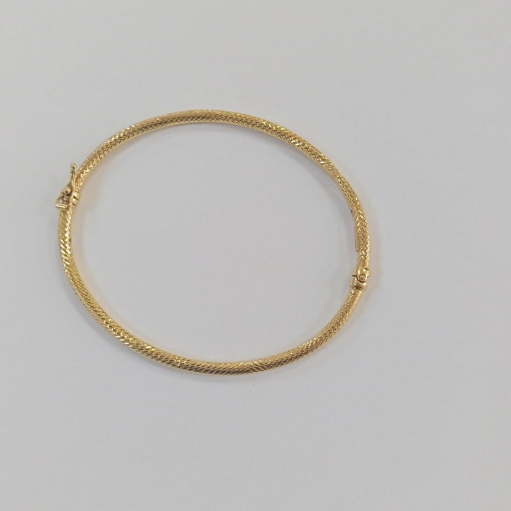 PULSERA RIGIDA ORO 14 K 3,80 GRMS (SEMINUEVO)