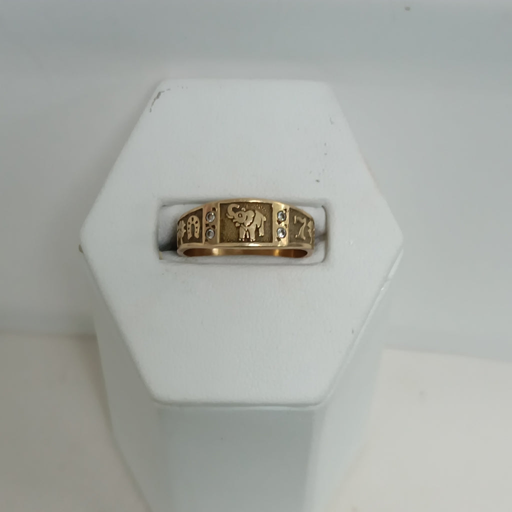ARGOLLA DE LA SUERTE ORO 14 K 3,20 GRMS (SEMINUEVO)