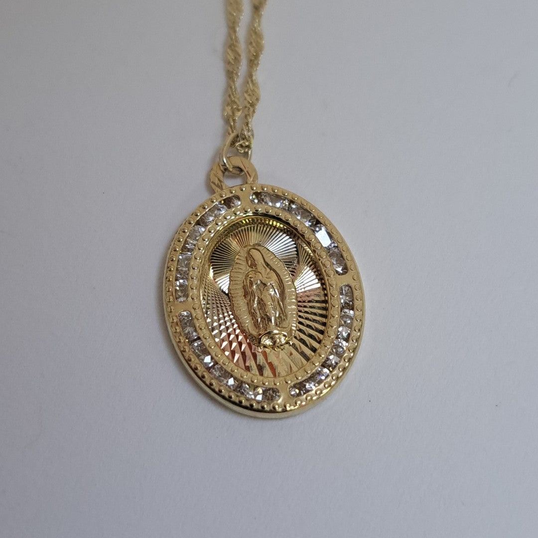 CADENA, DIJE ORO 10 K 2.2 GRMS (SEMINUEVO)