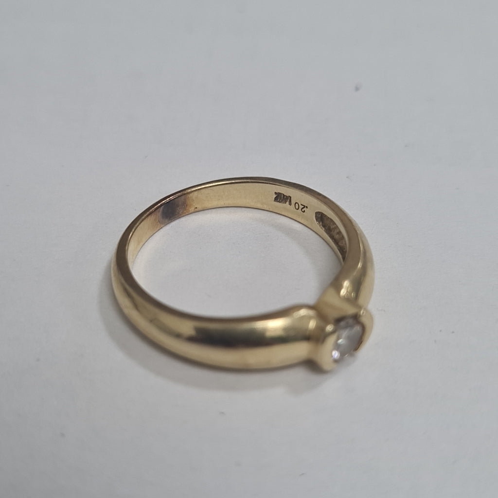 ANILLO ORO 14 K 3,30 GRMS (SEMINUEVO)