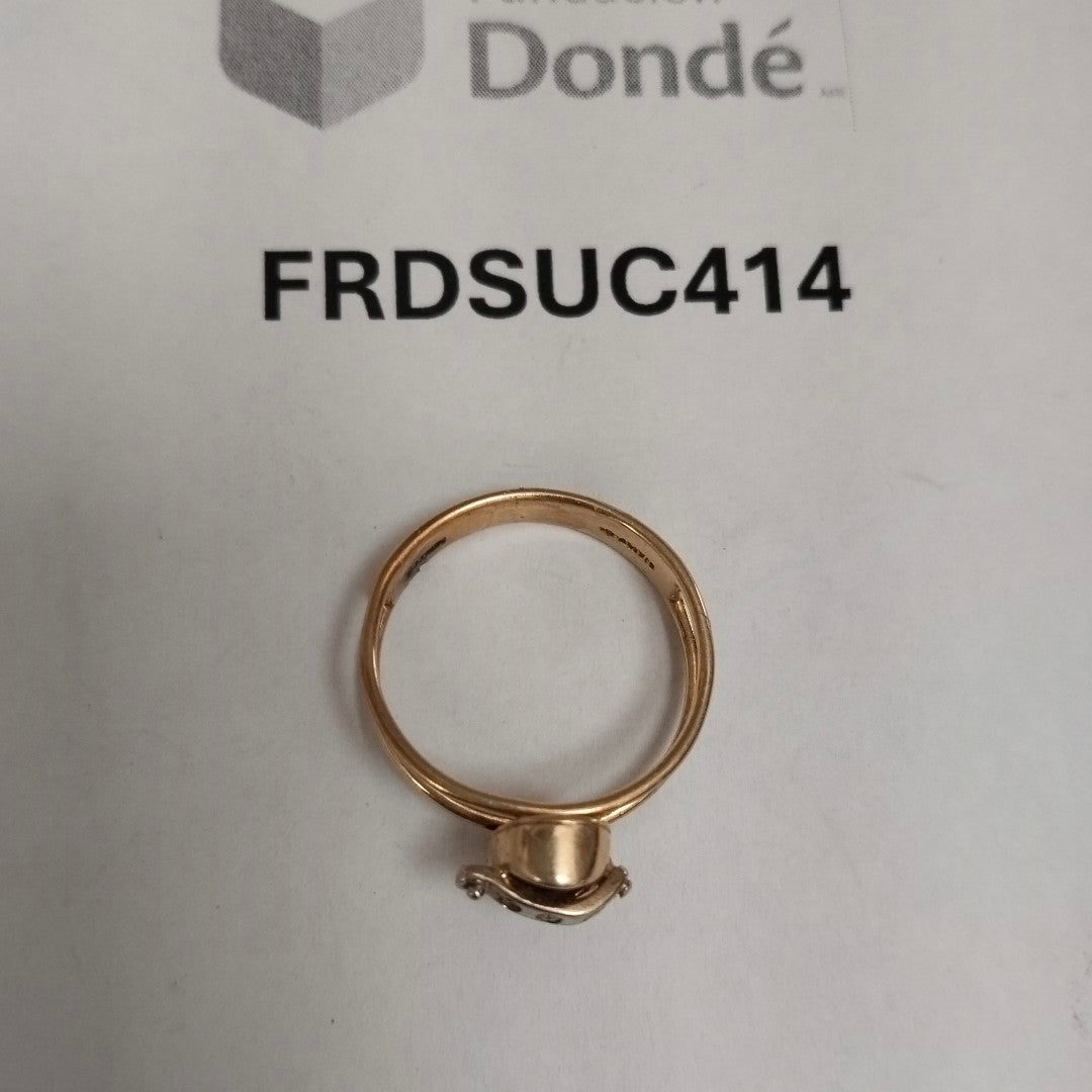 ANILLITO ORO, ORO BLANCO 14 K 2.9 GRMS (SEMINUEVO)