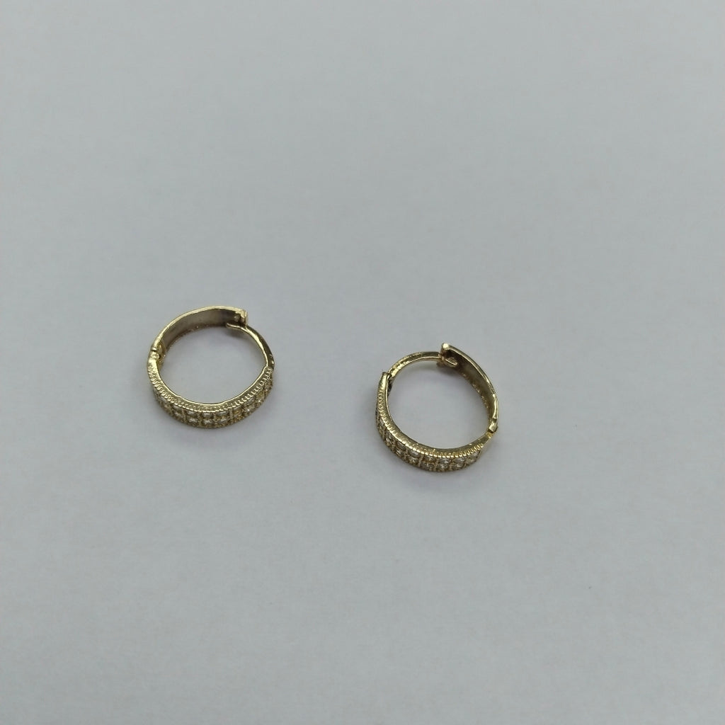 ARRACADAS PAR ORO 10 K 1 GRMS (SEMINUEVO)