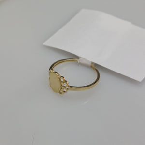 ANILLOS ANILLITO 10K TALLA 7 1 GR (NUEVO)