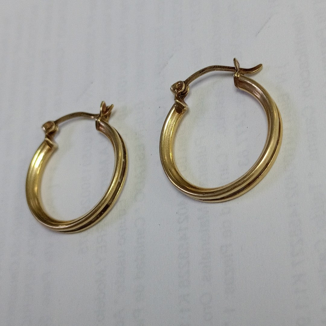 ARRACADAS PAR ORO 10 K 2.8 GRMS (SEMINUEVO)