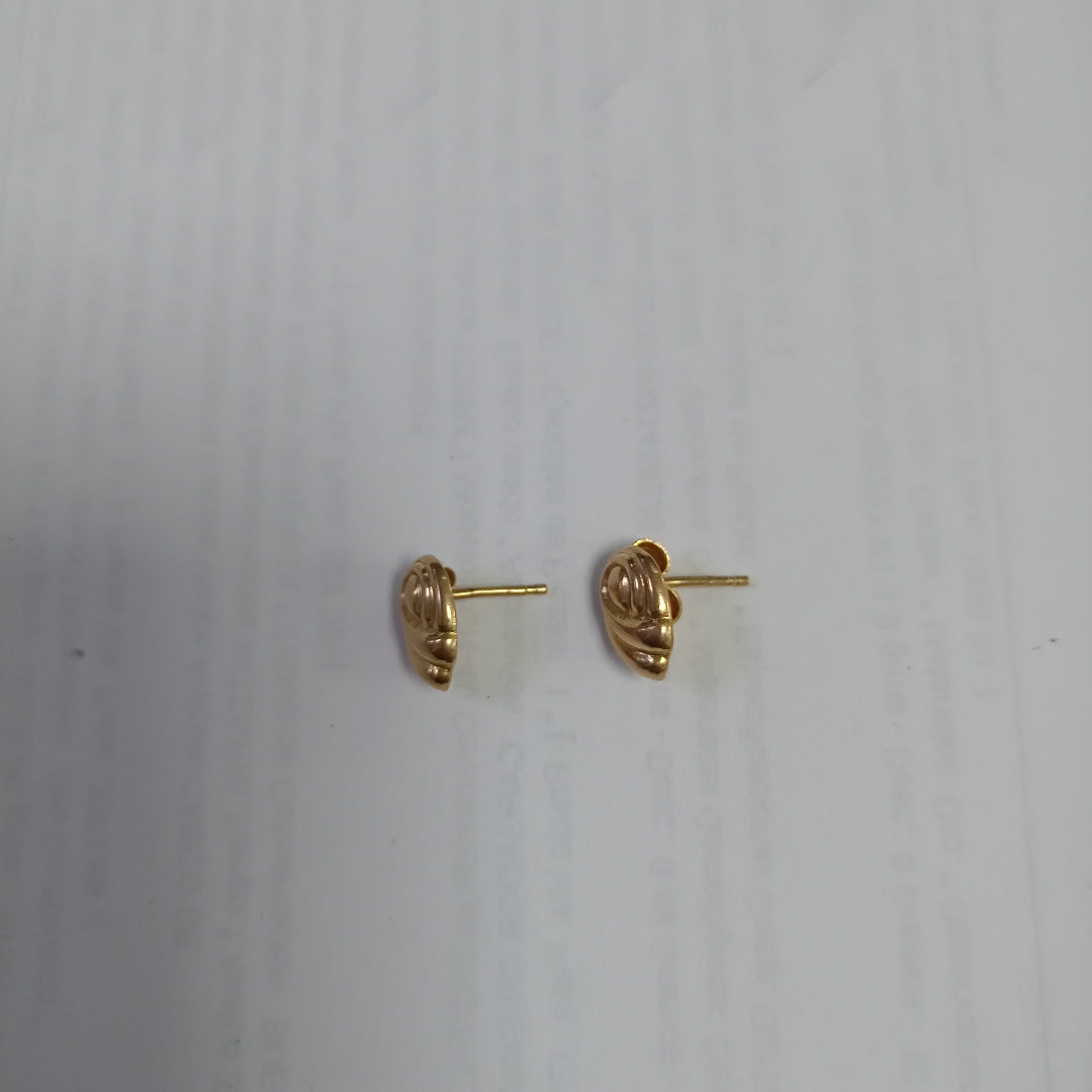 ARETES PAR ORO 14 K 1.4 GRMS (SEMINUEVO)