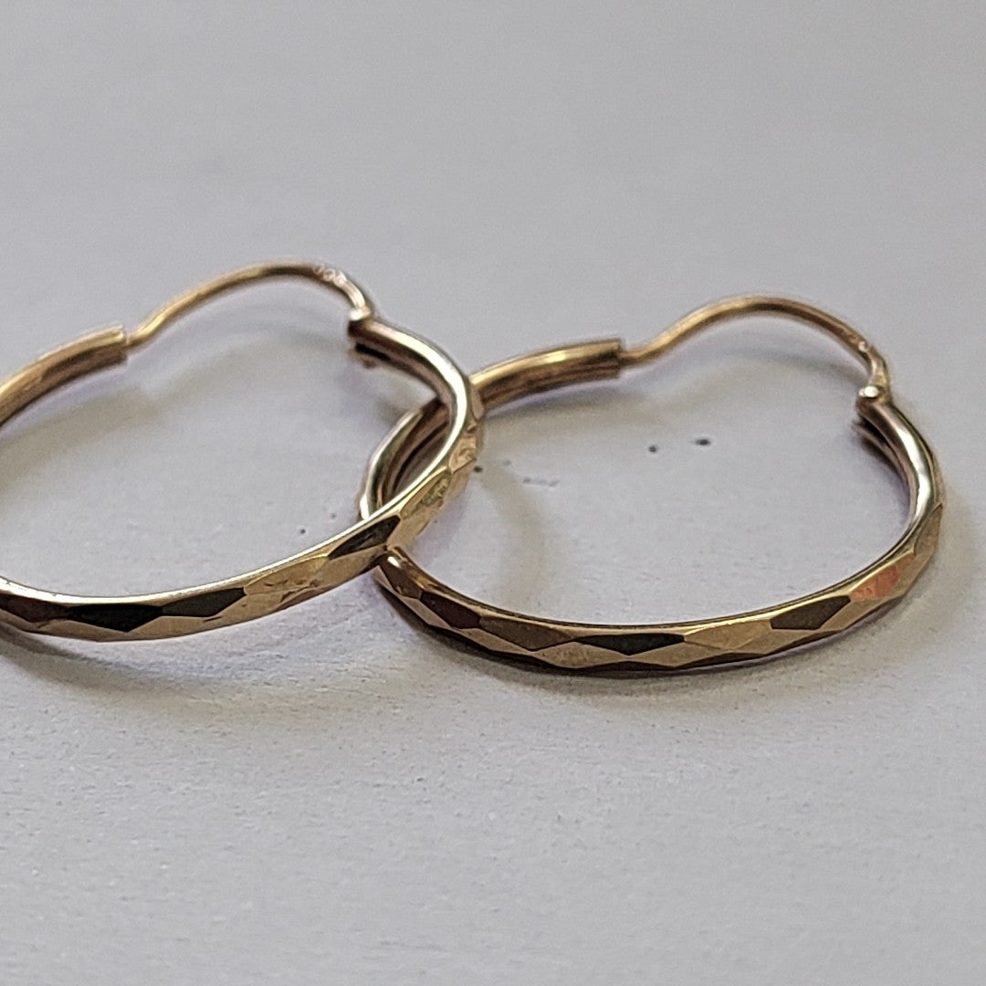 ARRACADAS PAR ORO 14 K 1.3 GRMS (SEMINUEVO)