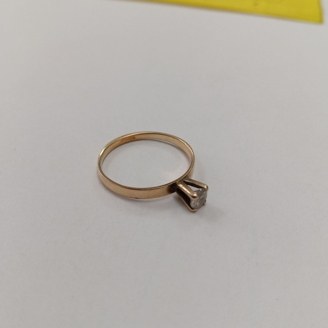 SOLITARIO ORO 14 K 1.4 GRMS (SEMINUEVO)