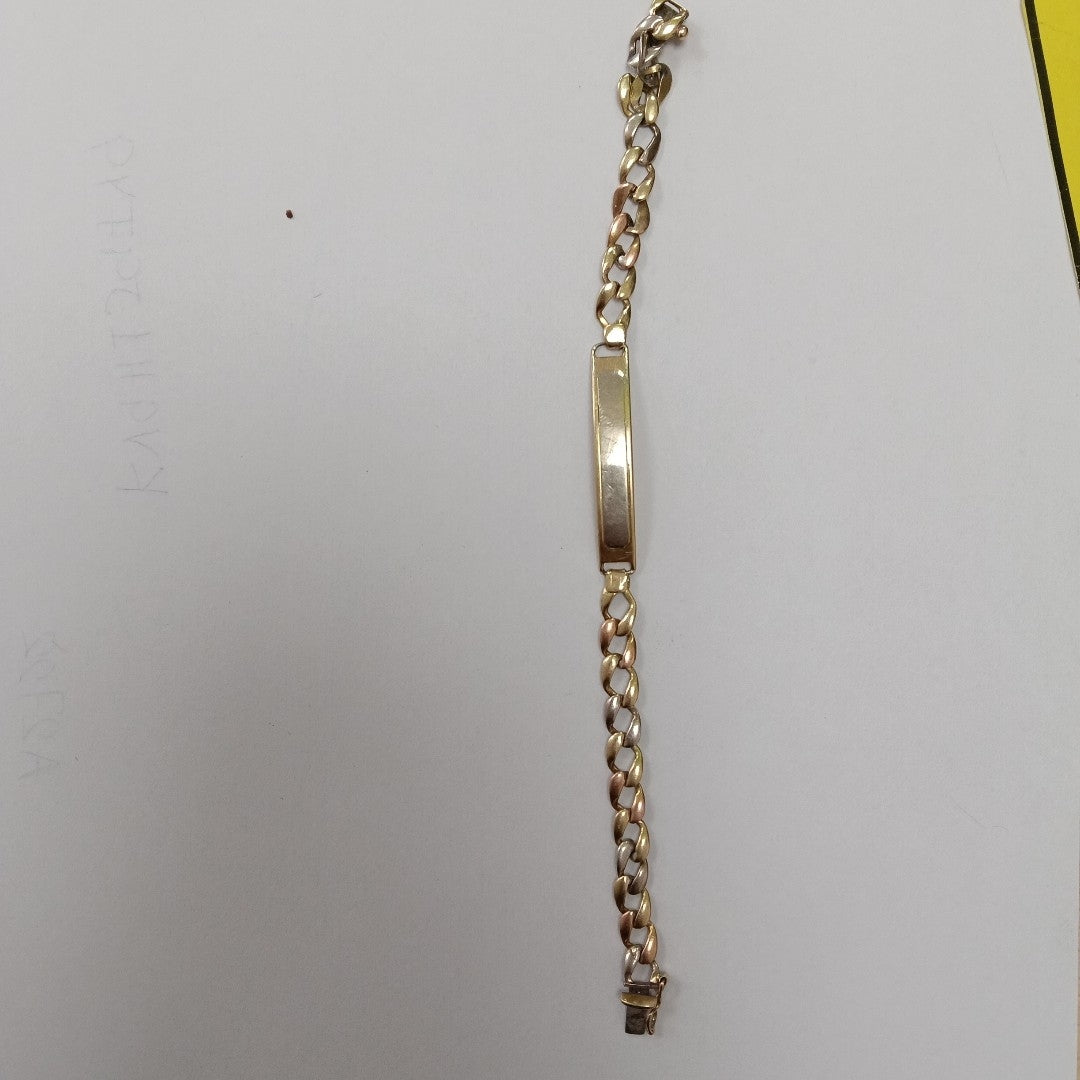 ESCLAVA ORO, ORO COMBINADO 14 K 6 GRMS (SEMINUEVO)