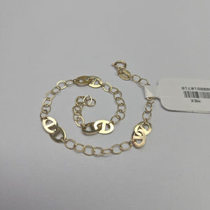 PULSERA ESPECIAL 14K 18 CM 1.6 GR (NUEVO)