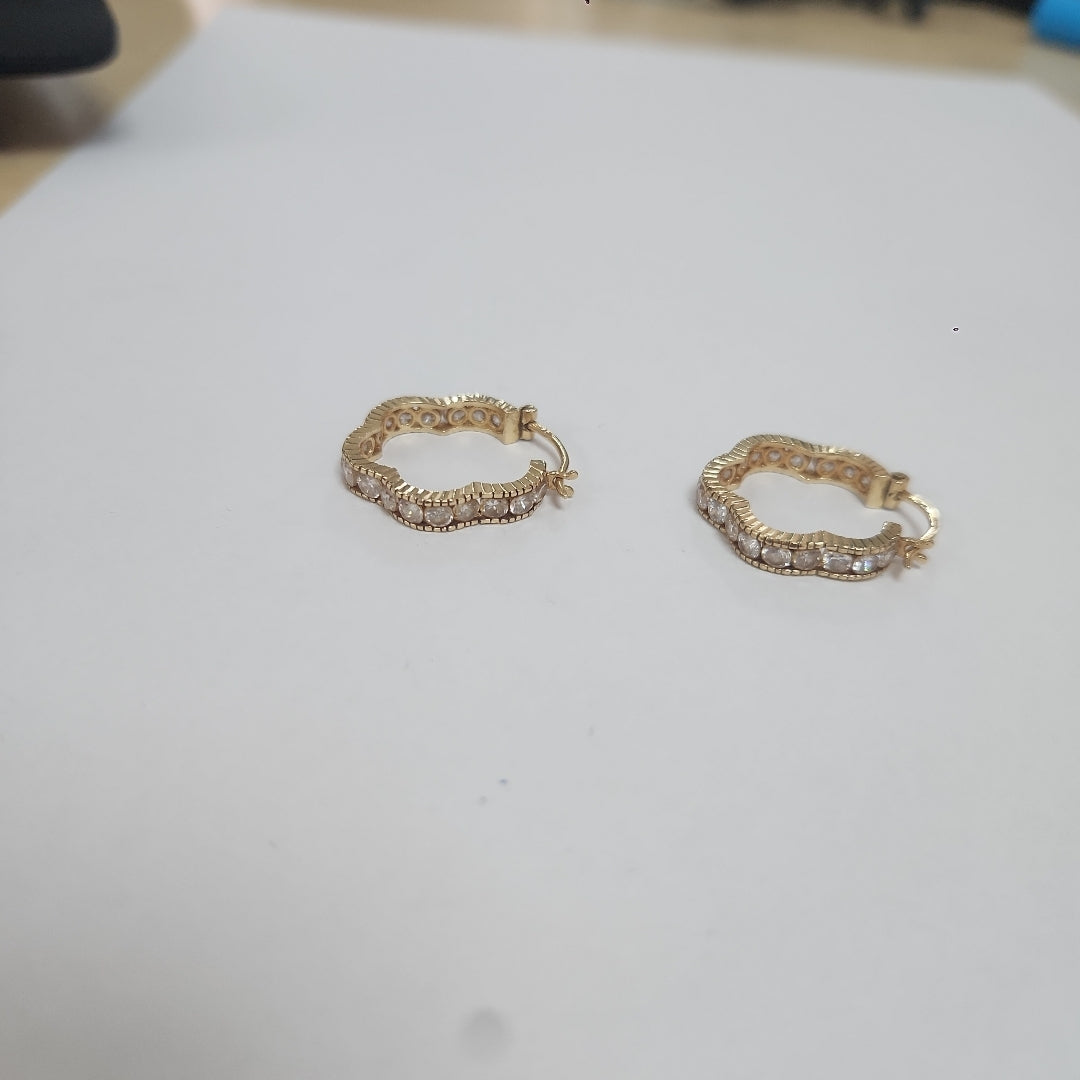 ARRACADAS PAR ORO 14 K 5,30 GRMS (SEMINUEVO)