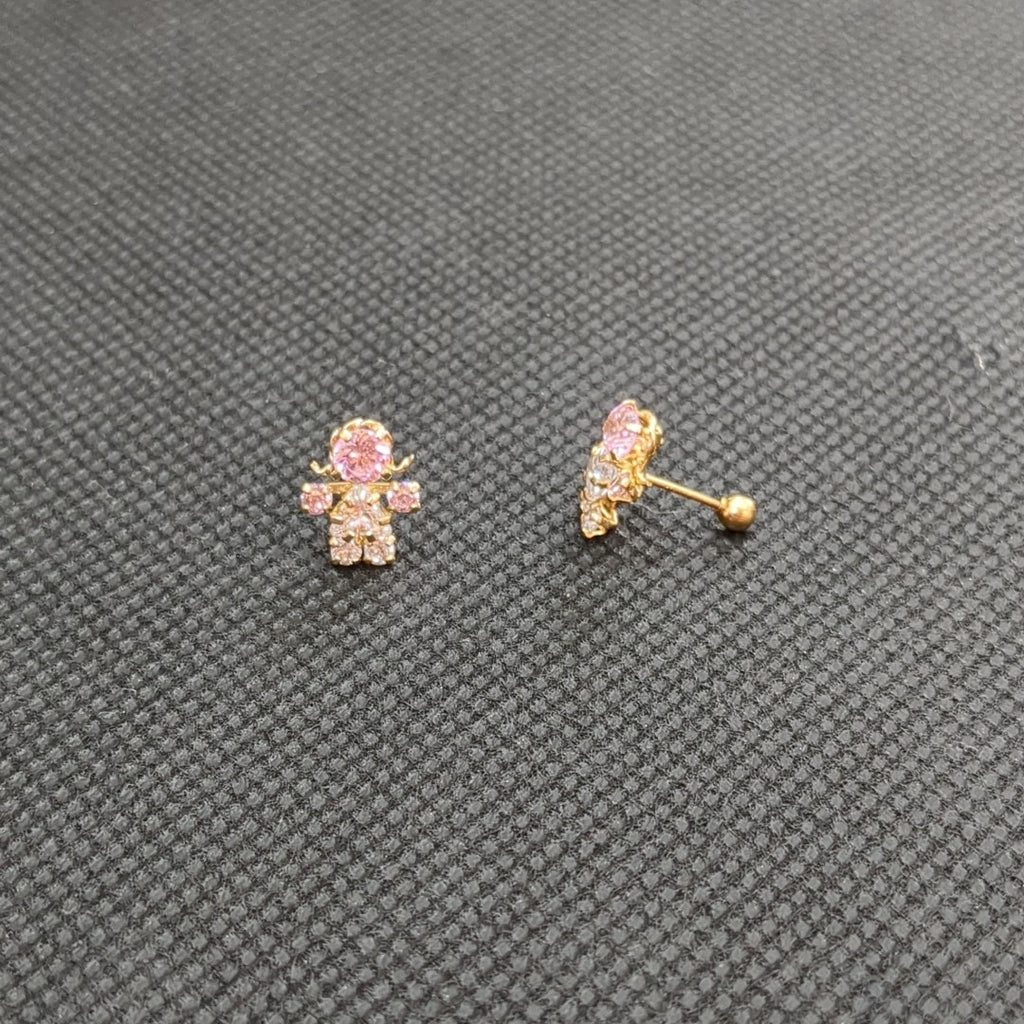 ARETES PAR ORO 10 K 1,10 GRMS (SEMINUEVO)