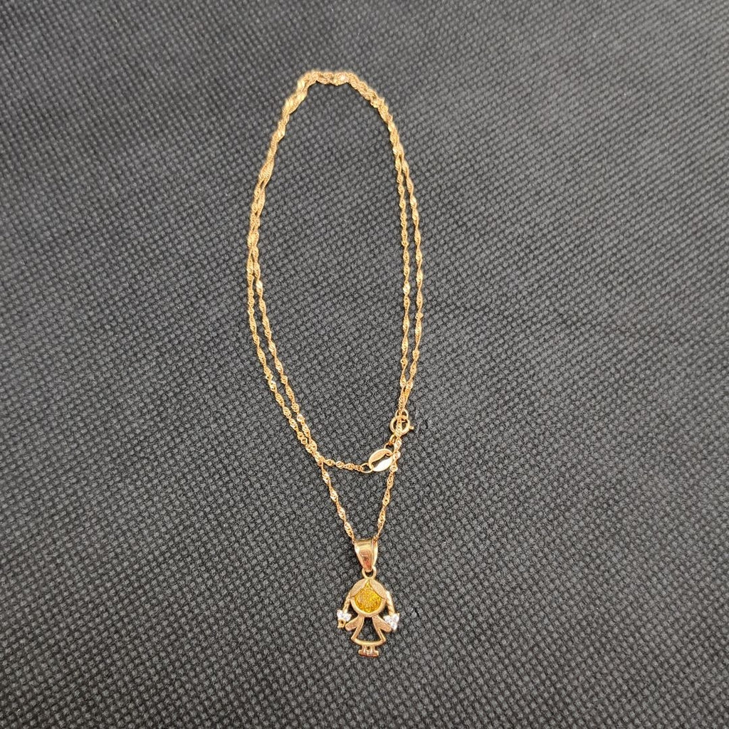 CADENA,DIJE ORO 10 K 2,10 GRMS (SEMINUEVO)