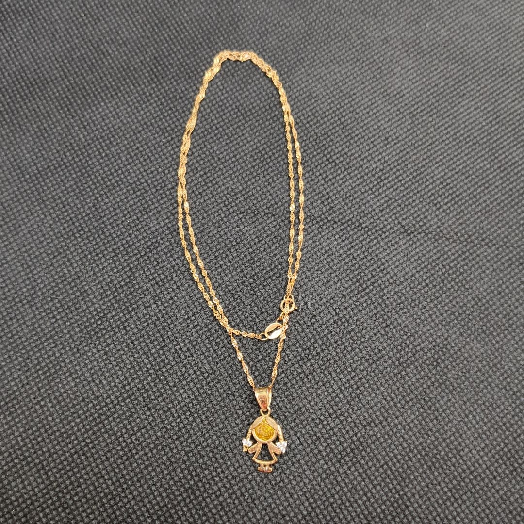 CADENA,DIJE ORO 10 K 2,10 GRMS (SEMINUEVO)