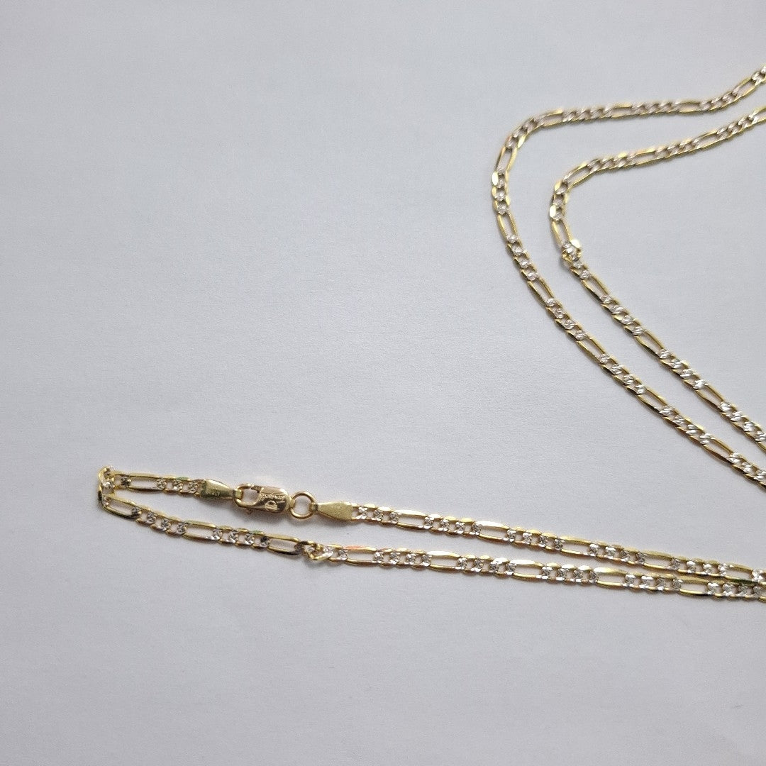 CADENA ORO, ORO PLATINO 14 K 5.3 GRMS (SEMINUEVO)