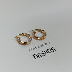 ARETES PAR ORO 10 K 1.5 GRMS (SEMINUEVO)