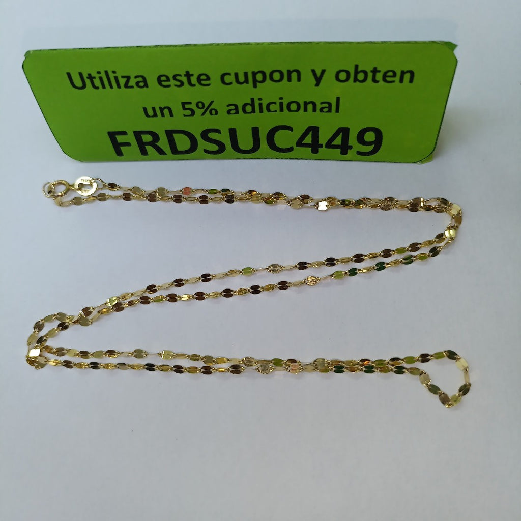 CADENA ORO 10 K 1.1 GRMS (SEMINUEVO)