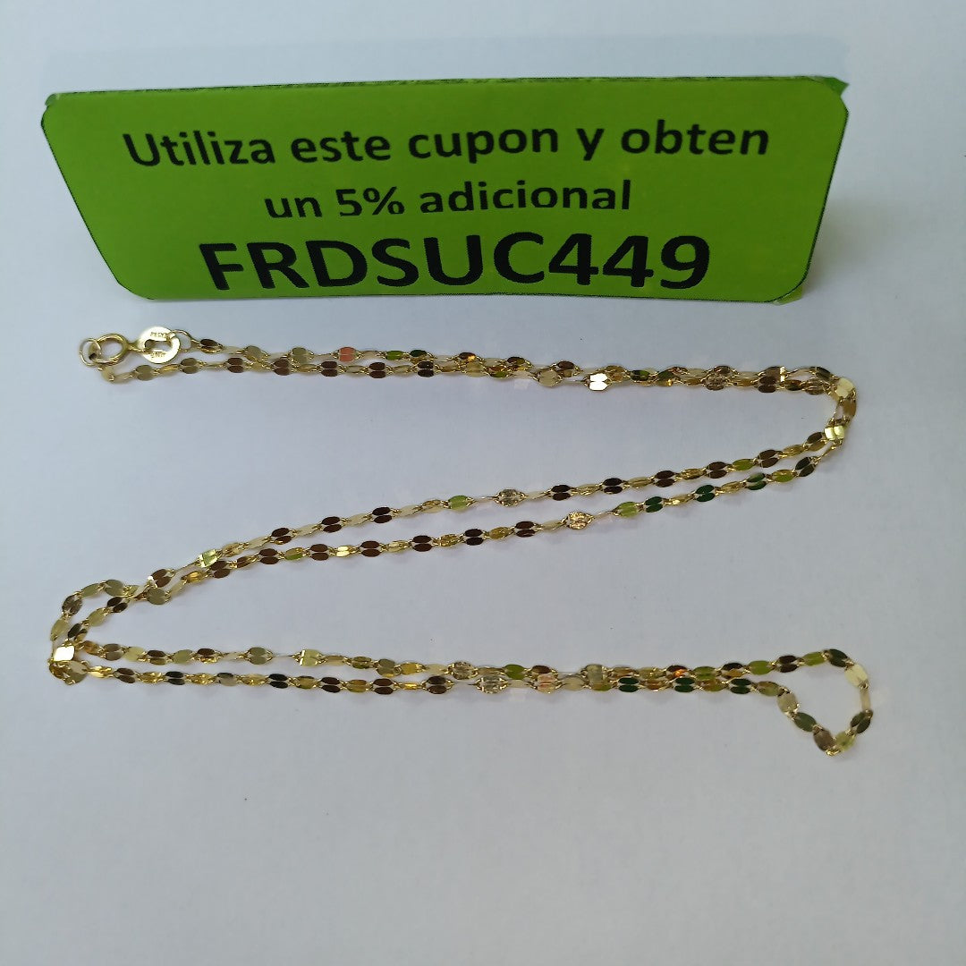 CADENA ORO 10 K 1.1 GRMS (SEMINUEVO)