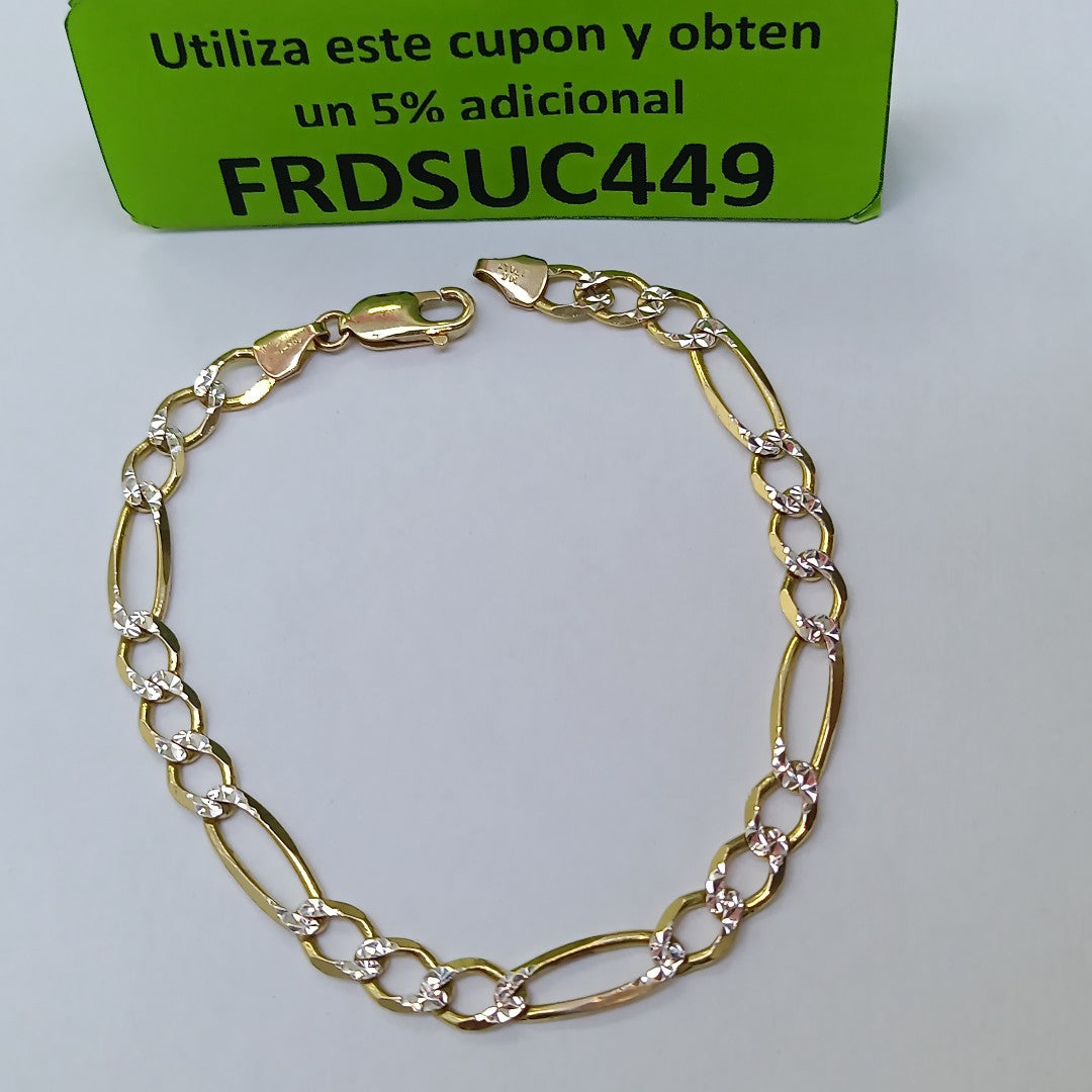 PULSERA ORO, RODIADO 14 K 8.8 GRMS (SEMINUEVO)