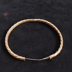 PULSERA RIGIDA ORO 14 K 11,10 GRMS (SEMINUEVO)
