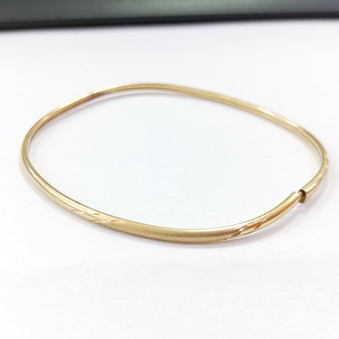 PULSERA RIGIDA ORO 10 K 2,90 GRMS (SEMINUEVO)
