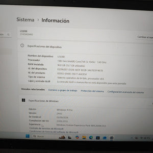 LAPTOP LENOVO THINKPAD T14 GEN 4 (2024) 512 GB SSD 16 GB RAM (SEMINUEVO)