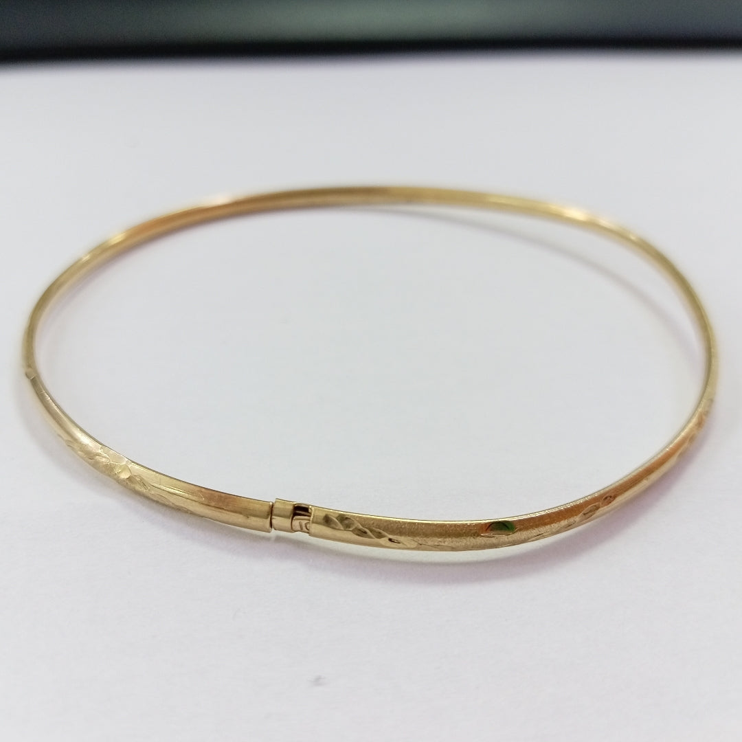 PULSERA RIGIDA ORO 10 K 3,20 GRMS (SEMINUEVO)