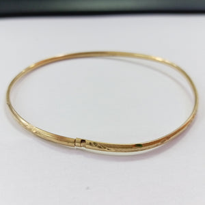 PULSERA RIGIDA ORO 10 K 3,20 GRMS (SEMINUEVO)
