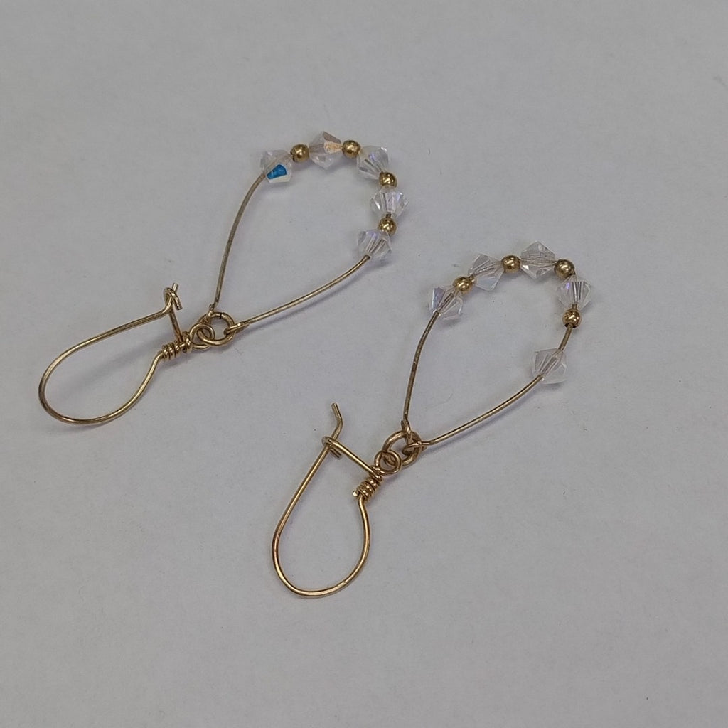 ARETES PAR ORO 14 K 1.9 GRMS (SEMINUEVO)