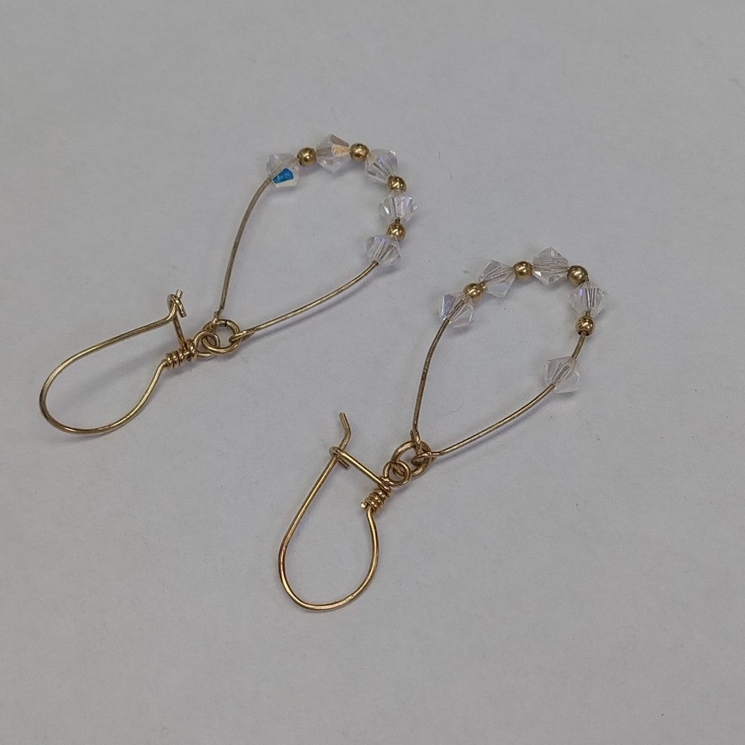 ARETES PAR ORO 14 K 1.9 GRMS (SEMINUEVO)