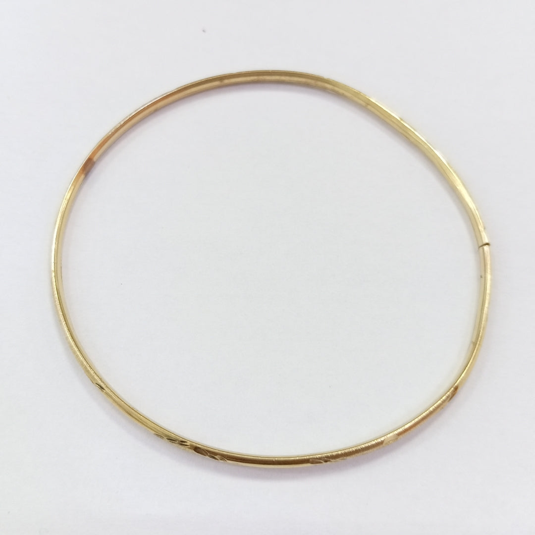 PULSERA RIGIDA ORO 10 K 3,20 GRMS (SEMINUEVO)