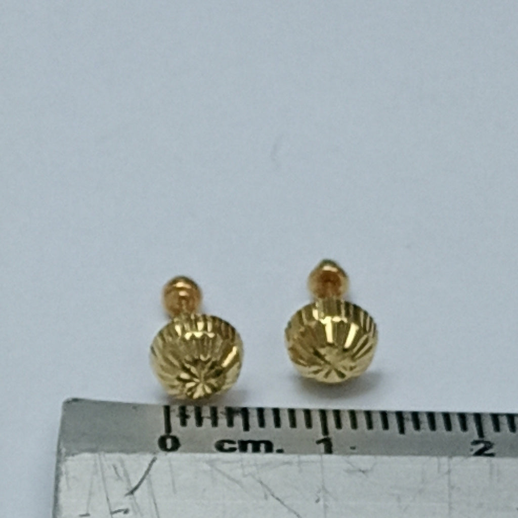 BROQUELES PAR ORO 14 K 0,50 GRMS (SEMINUEVO)