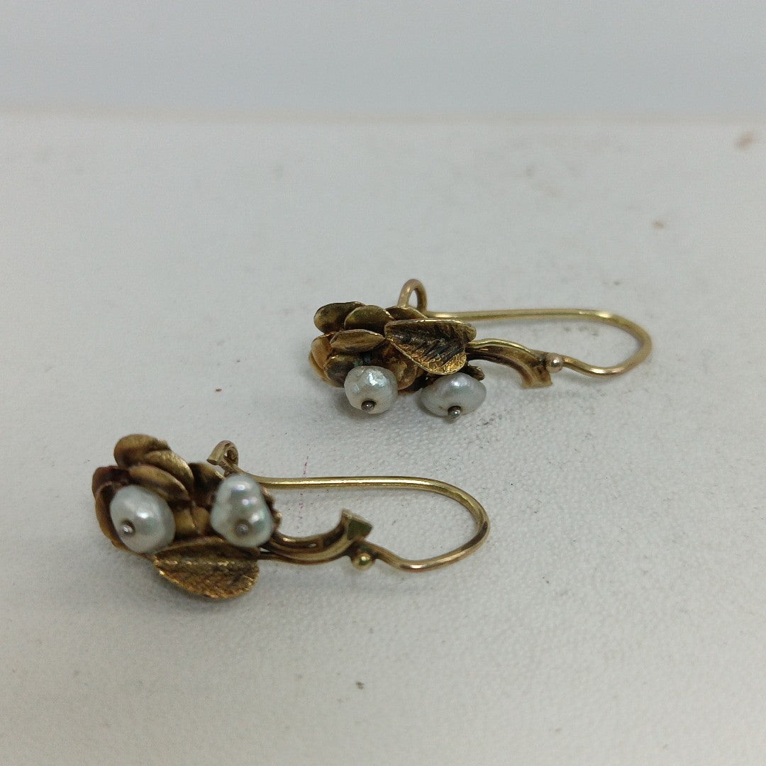 ARETES PAR ORO 10 K 2.1 GRMS (SEMINUEVO)